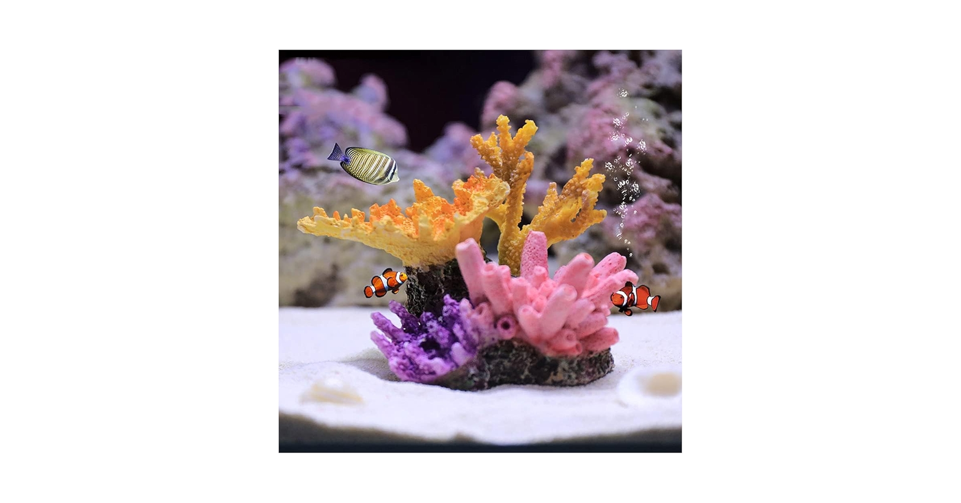 サンゴ 珊瑚 コーラル インテリア オブジェ 置物 Amazon | Luottus 人工珊瑚 サンゴ 水槽 コーラル 隠れ家